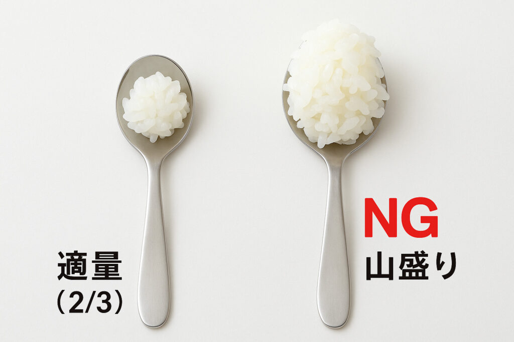 適切なスプーン量